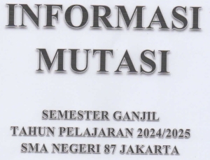 Informasi Mutasi Peserta Didik Tahun Pelajaran 2024/2025